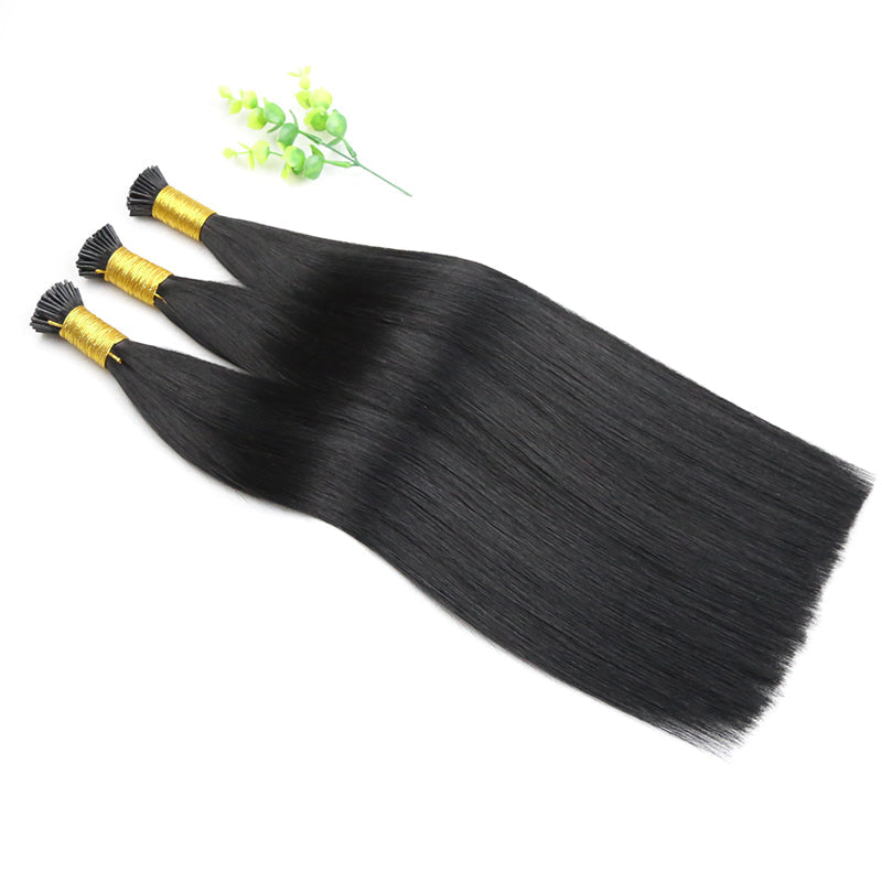 #60 BLONDE I TIP KERATIN REMY HAIR EXTENSIONS