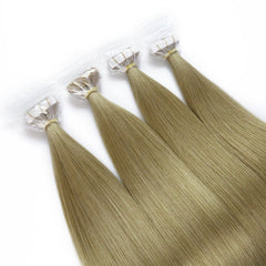 #60 BLONDE TAPE IN REMY HAIR EXTENSIONS