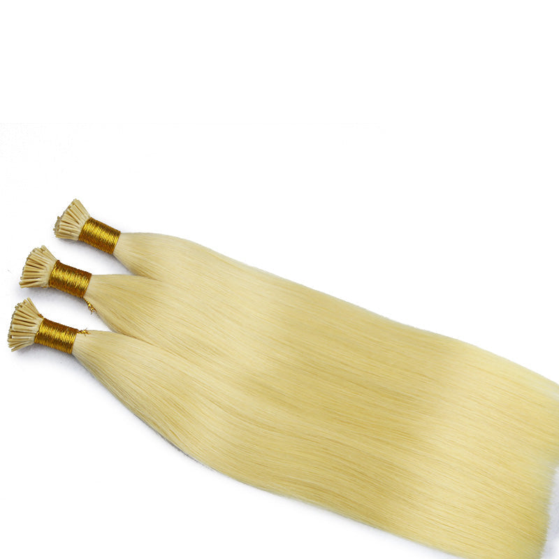 #27 STRAWBERRY BLONDE I TIP KERATIN REMY HAIR EXTENSIONS