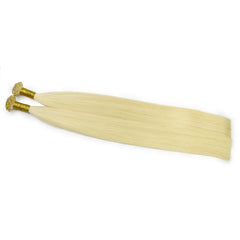 #613 SAND BLONDE FLAT TIP KERATIN REMY HAIR EXTENSIONS