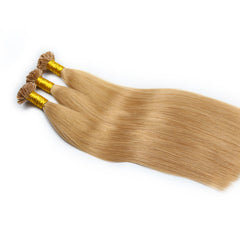 #27 STRAWBERRY BLONDE U TIP KERATIN REMY HAIR EXTENSIONS