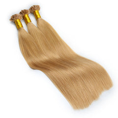 #1 JET BLACK U TIP KERATIN REMY HAIR EXTENSIONS